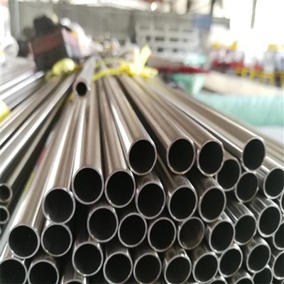 SS Seamless Round Pipe ASTM Natural Silver 2B